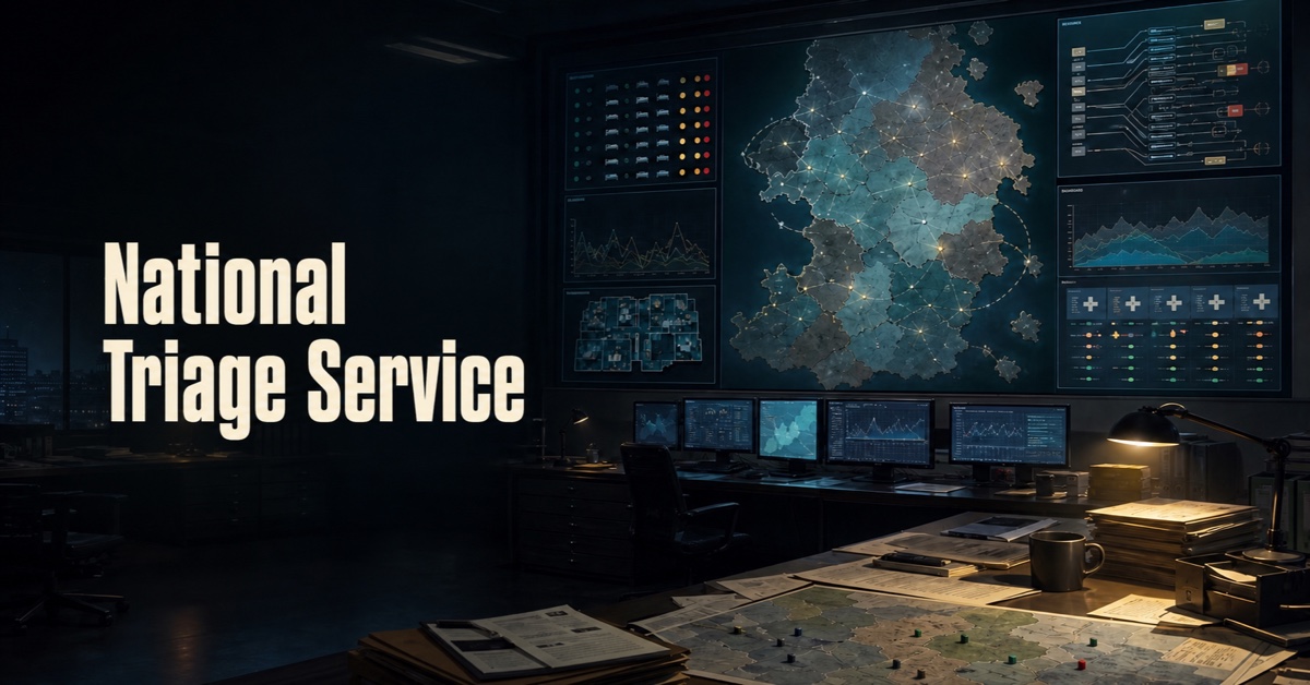 National Triage Service social sharing artwork.